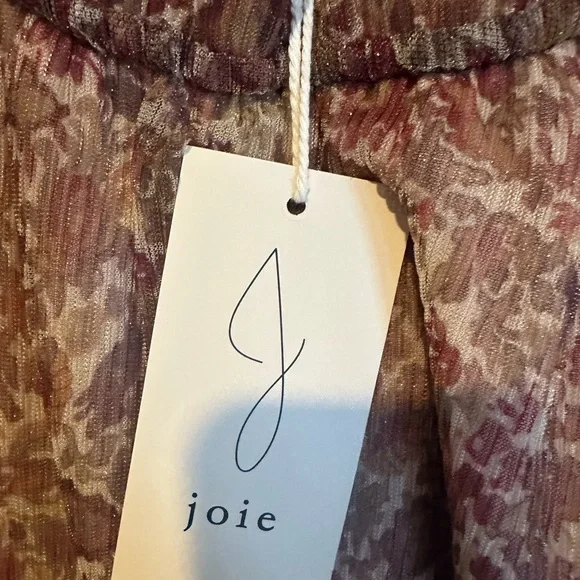 Joie Sheer Blouse- Medium - Picture 7 of 10